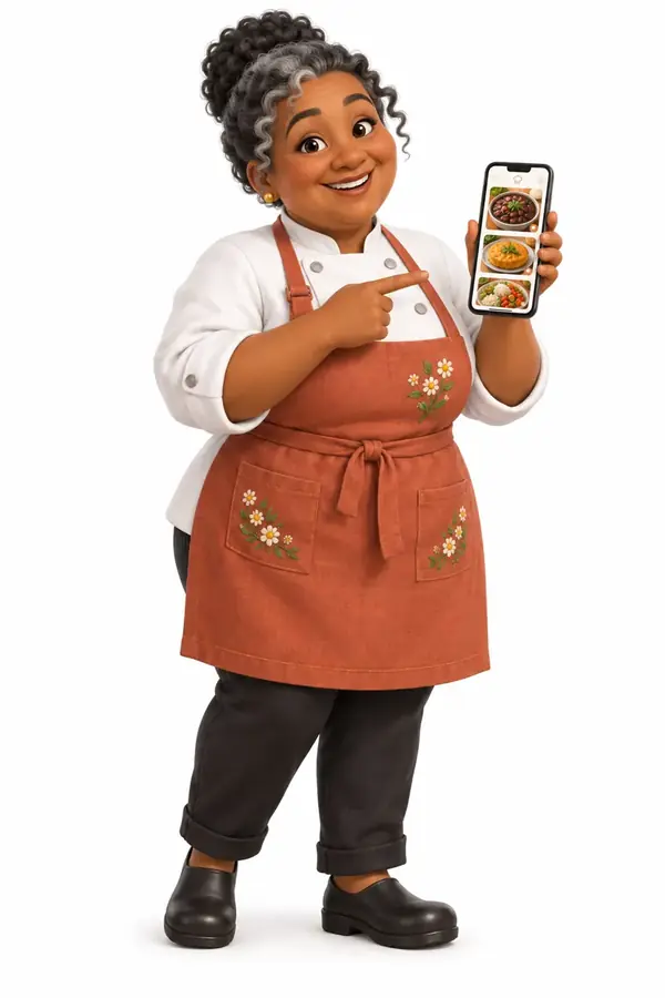 Ana Maria com o app
