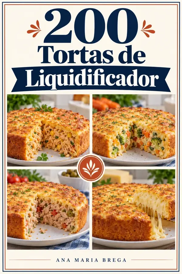 200 Tortas de Liquidificador