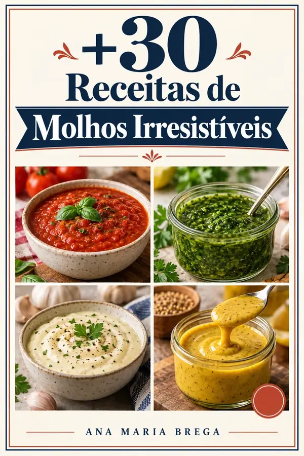 +30 Receitas de Molhos Irresistíveis