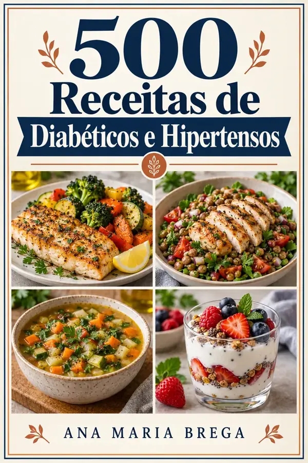 500 Receitas de Diabéticos e Hipertensos