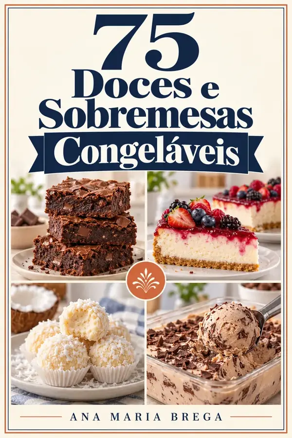 75 Doces e Sobremesas Congeláveis
