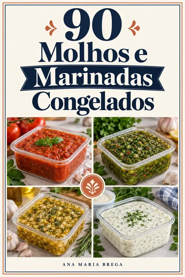 90 Molhos e Marinadas Congelados