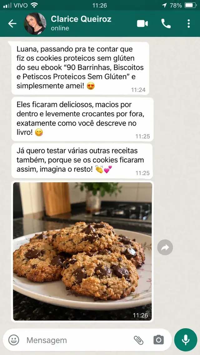 Mensagem de cliente