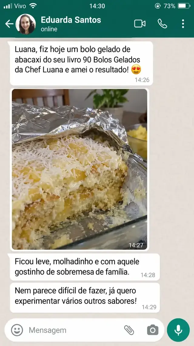 Mensagem de cliente