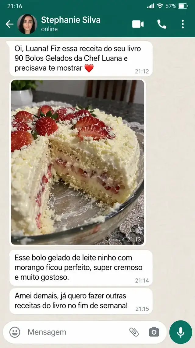 Mensagem de cliente