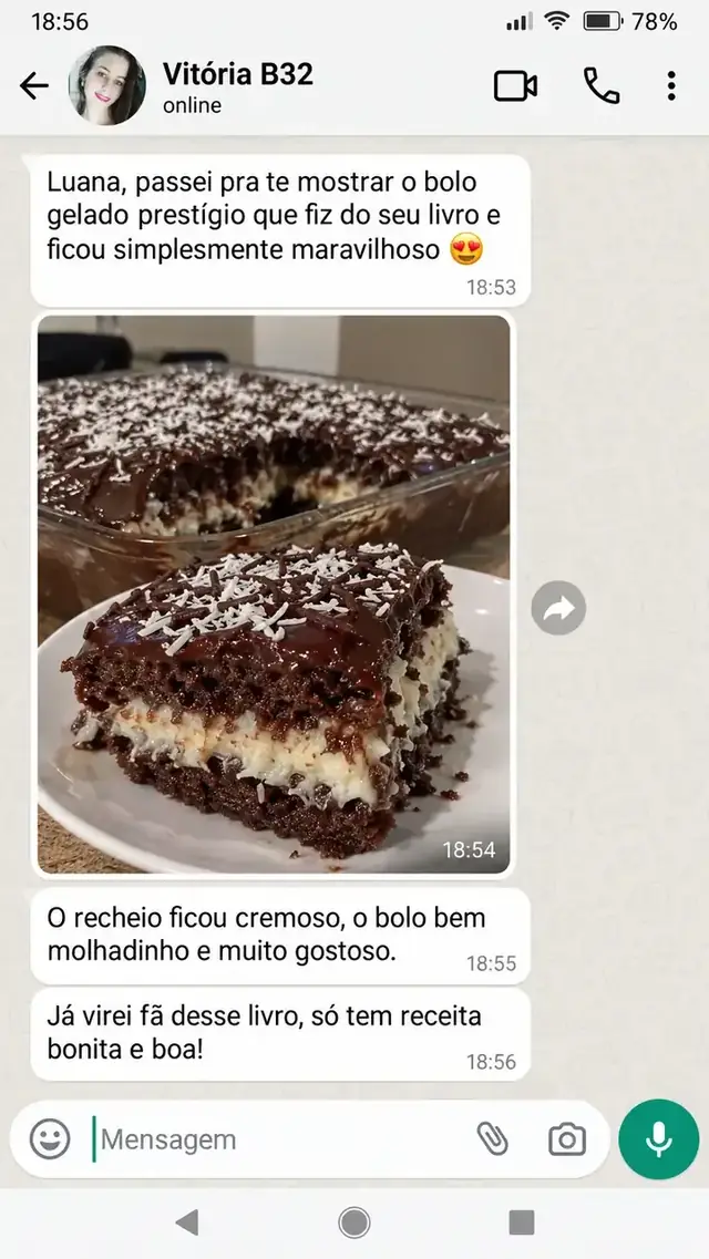 Mensagem de cliente