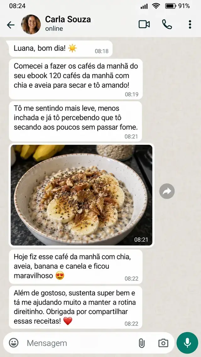 Mensagem de cliente