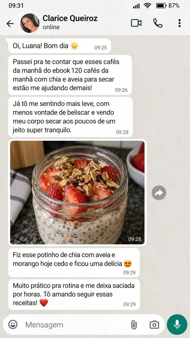 Mensagem de cliente