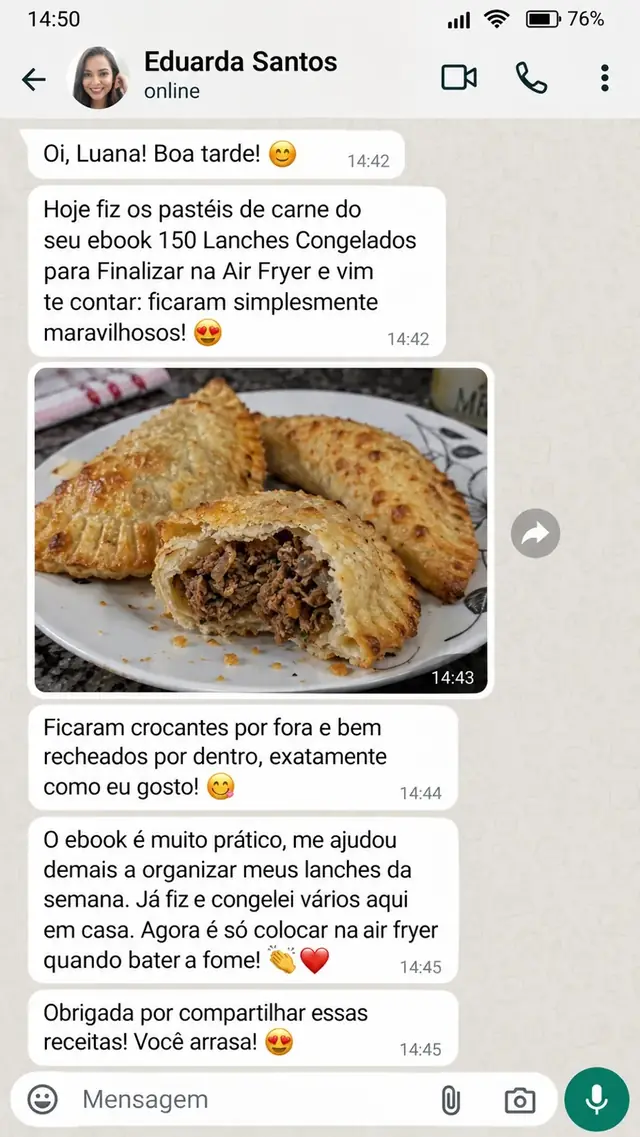 Mensagem de cliente