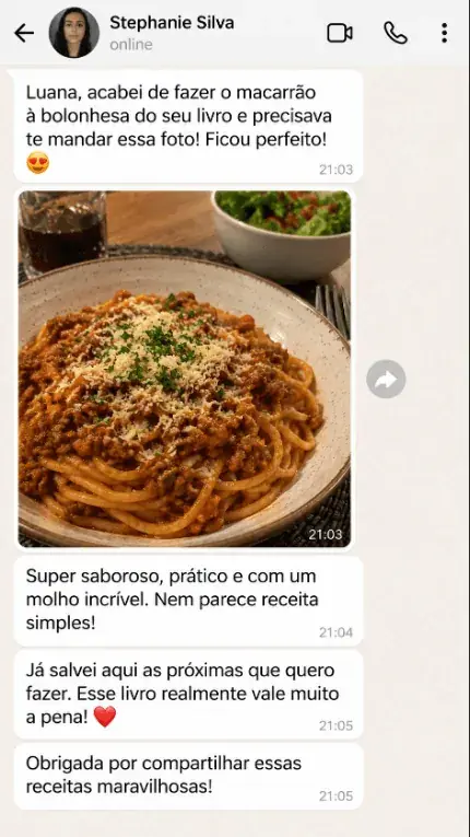 Mensagem de cliente