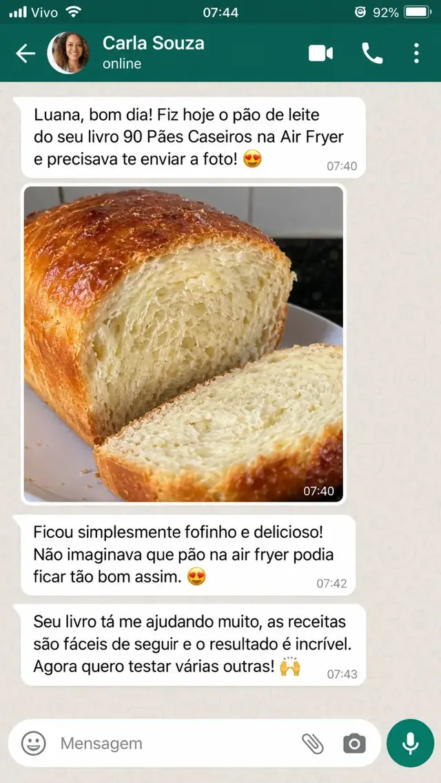 Mensagem de cliente
