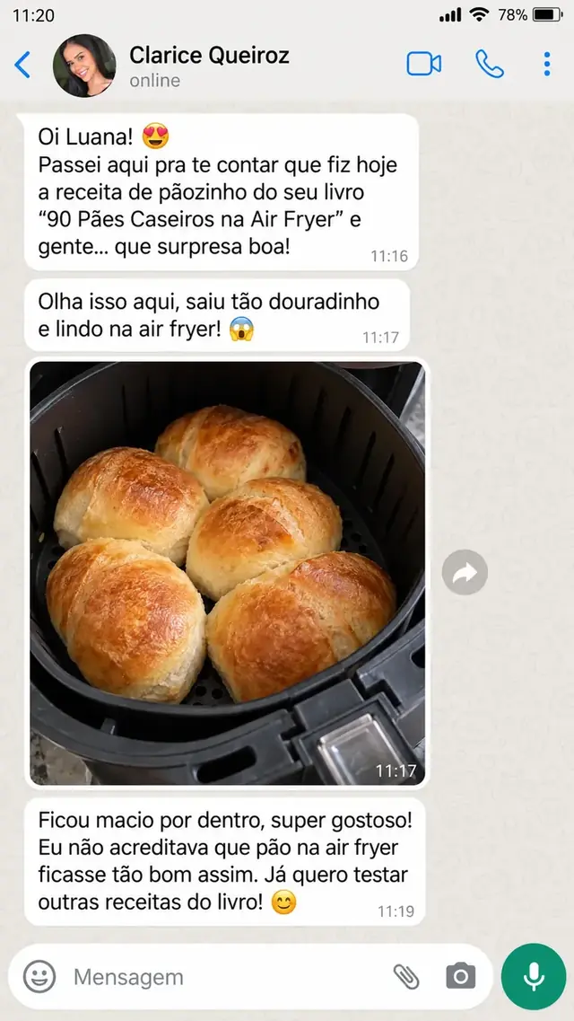 Mensagem de cliente
