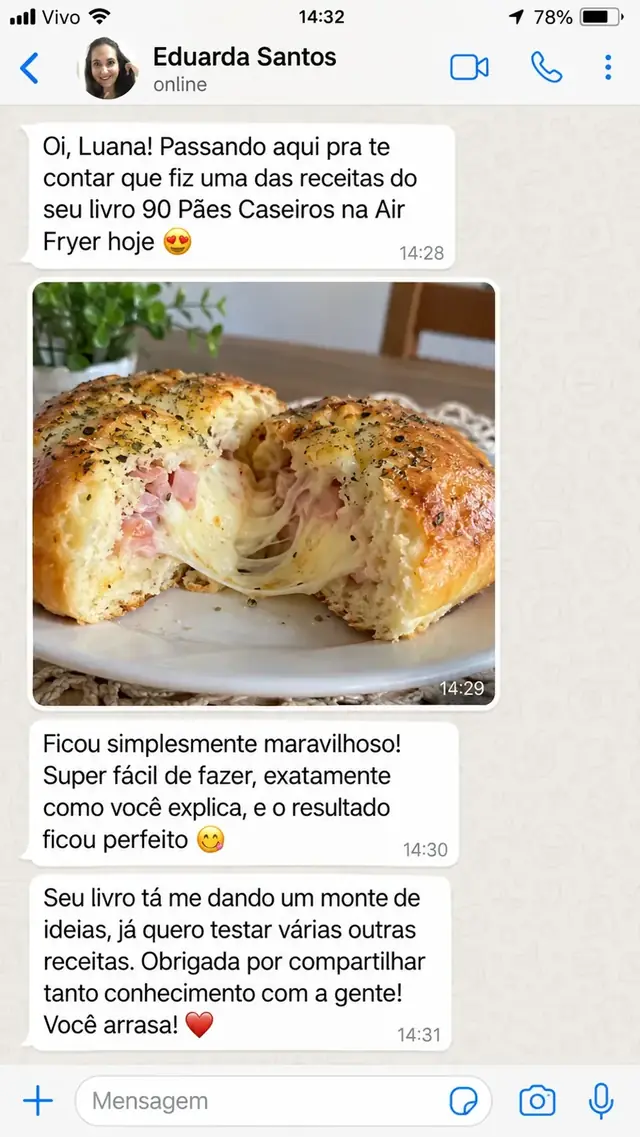Mensagem de cliente