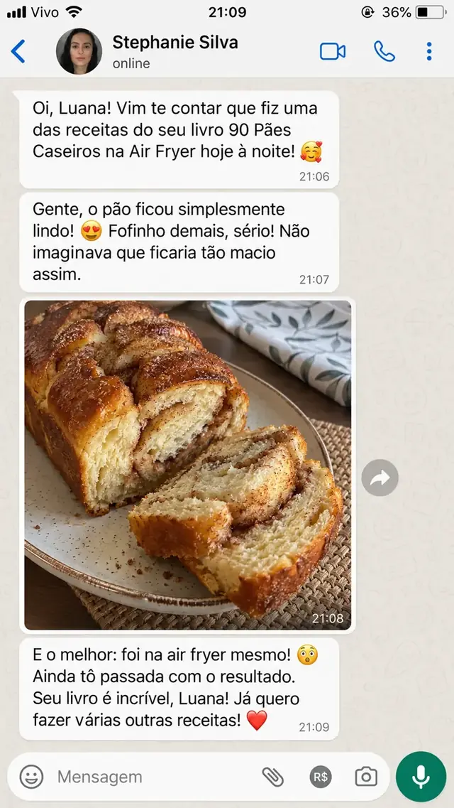 Mensagem de cliente