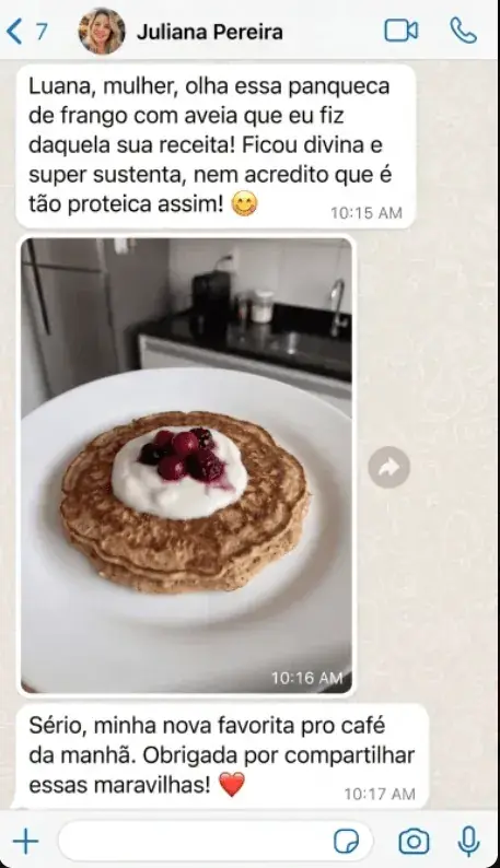 Mensagem de cliente