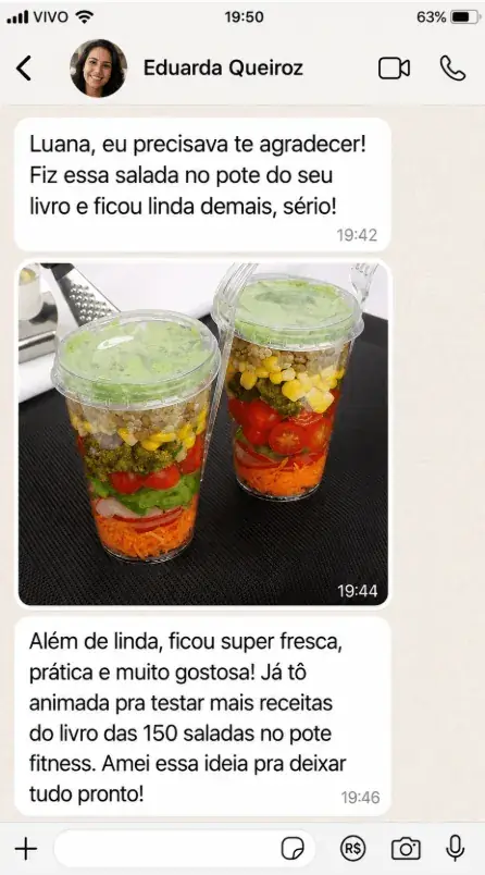 Mensagem de cliente