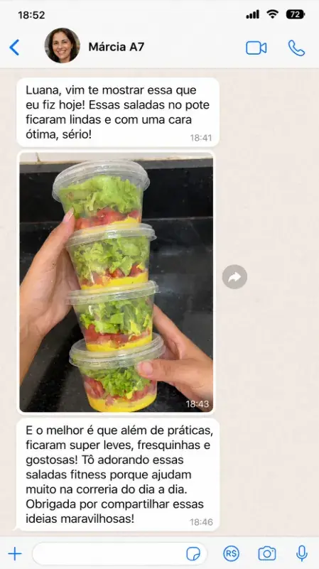 Mensagem de cliente