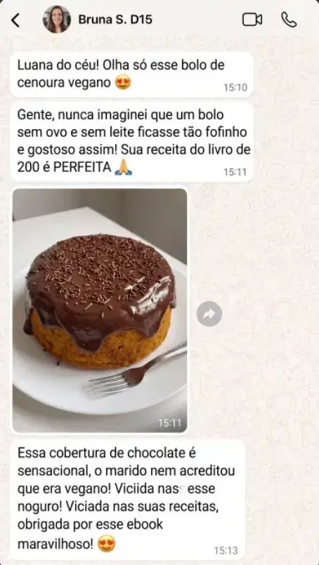 Mensagem de cliente