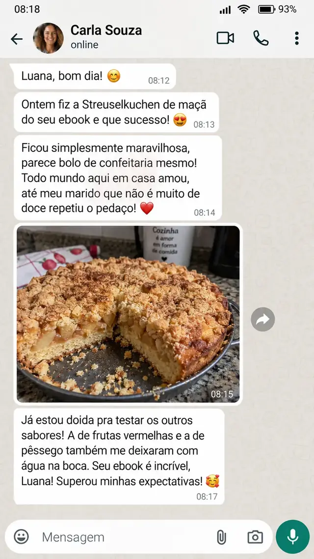 Mensagem de cliente