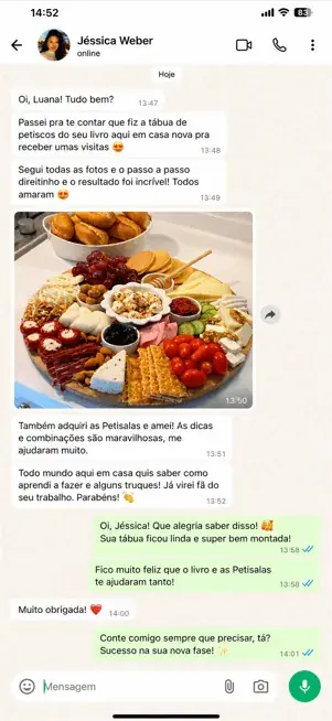 Mensagem de cliente