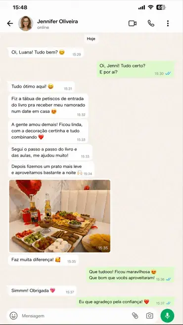 Mensagem de cliente
