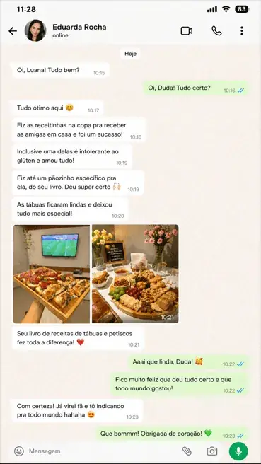 Mensagem de cliente