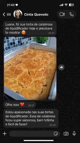 Mensagem de cliente