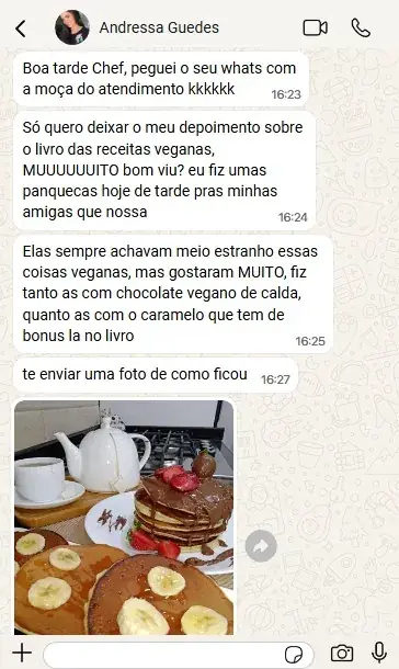 Mensagem de cliente