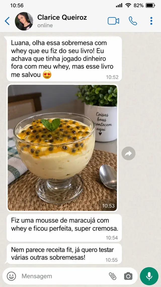 Mensagem de cliente