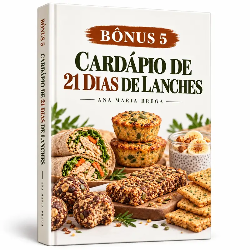Bônus 5 - Cardápio de 21 Dias de Lanches