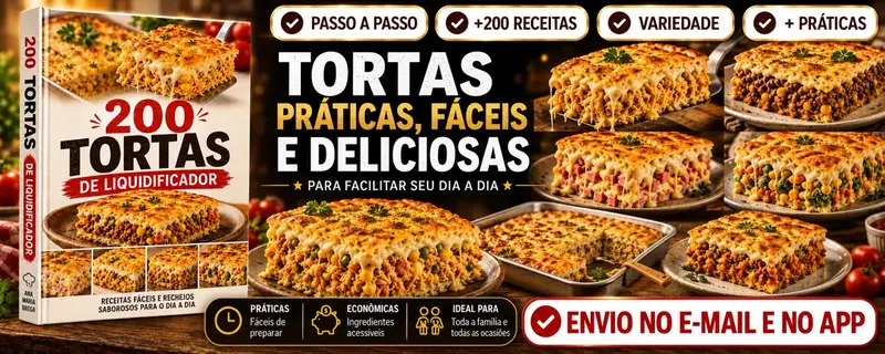 200 Tortas de Liquidificador