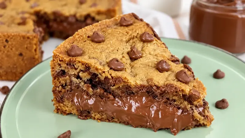 Torta de cookie sem açúcar