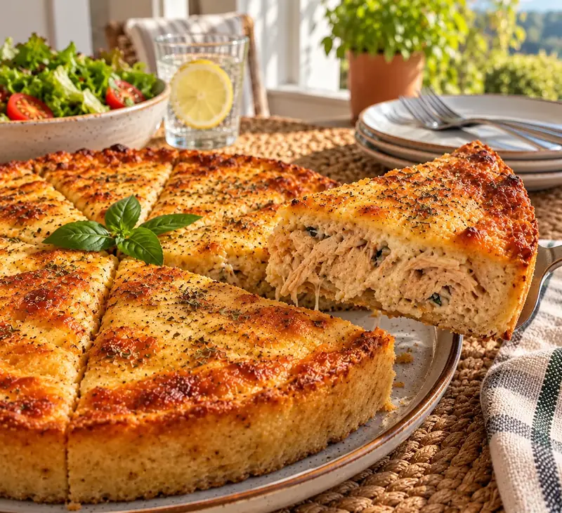 Pizza Low Carb de Calabresa