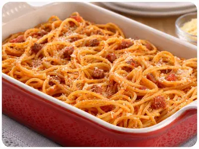 Macarrão com Molho Branco Cremoso