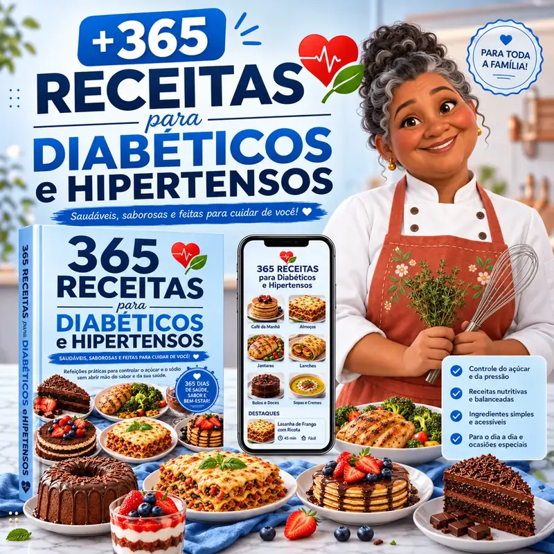 365 Receitas de Diabéticos e Hipertensos