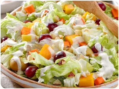 Salada Tropical com Manga e Frango