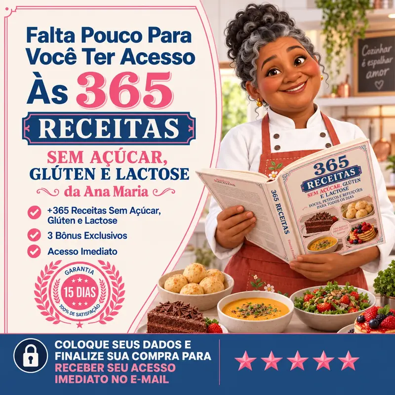 365 Receitas Sem Açúcar Glúten e Lactose