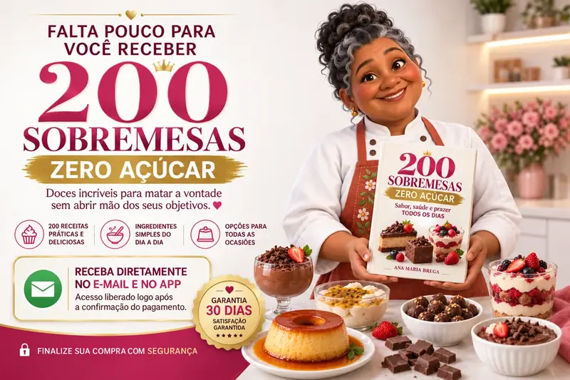200 Sobremesas Zero Açúcar