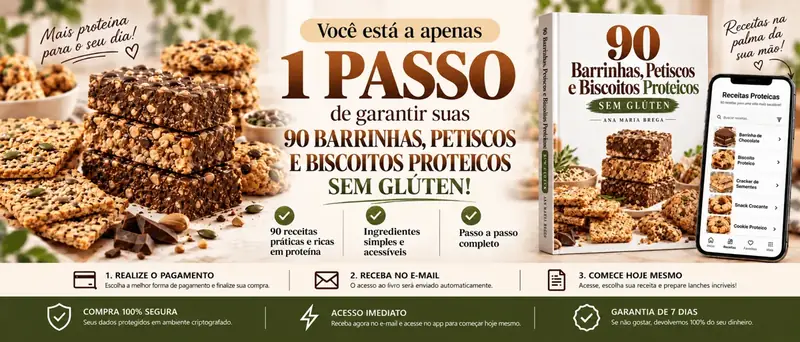 90 Barrinhas e Biscoitos sem Glúten