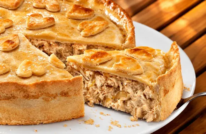 Torta salgada de frango