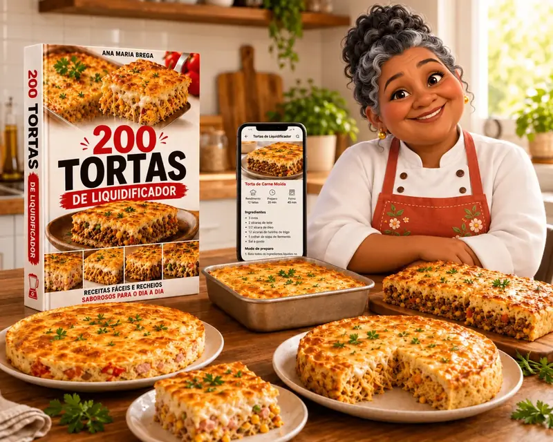 200 Tortas de Liquidificador