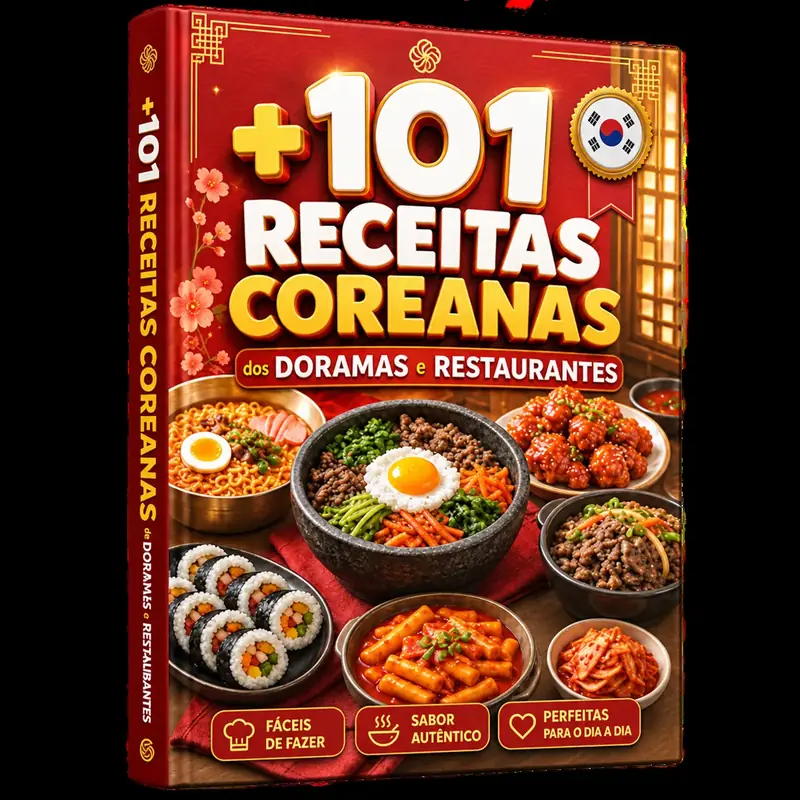 90 Receitas Coreanas na AirFryer
