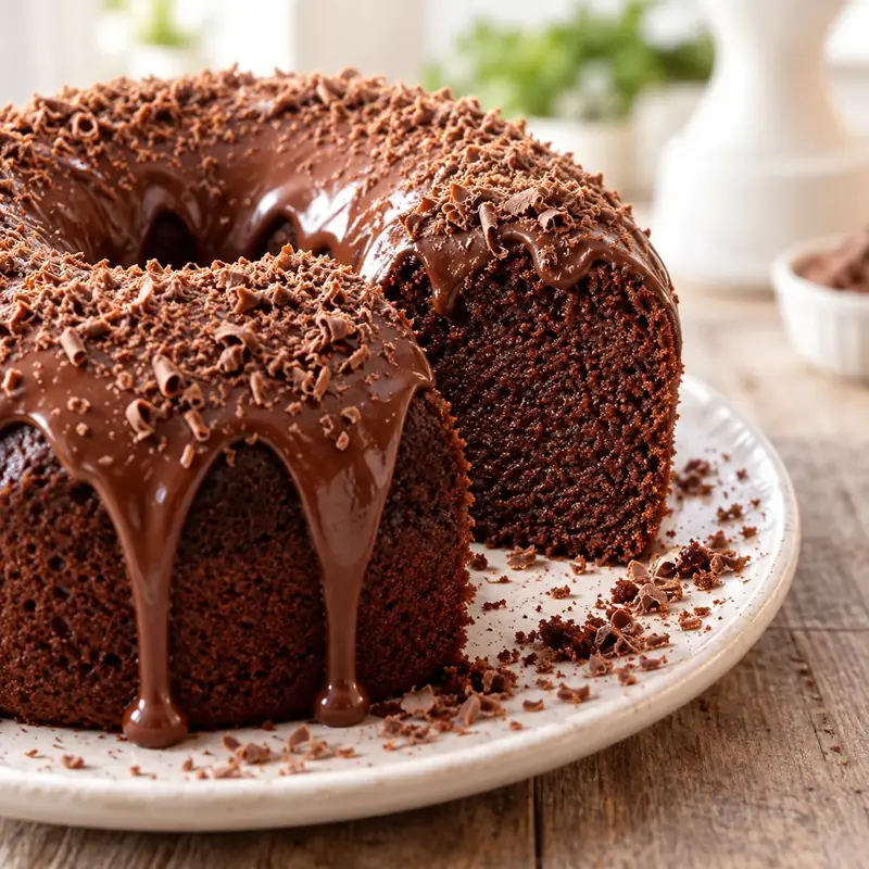 Bolo de chocolate zero açúcar
