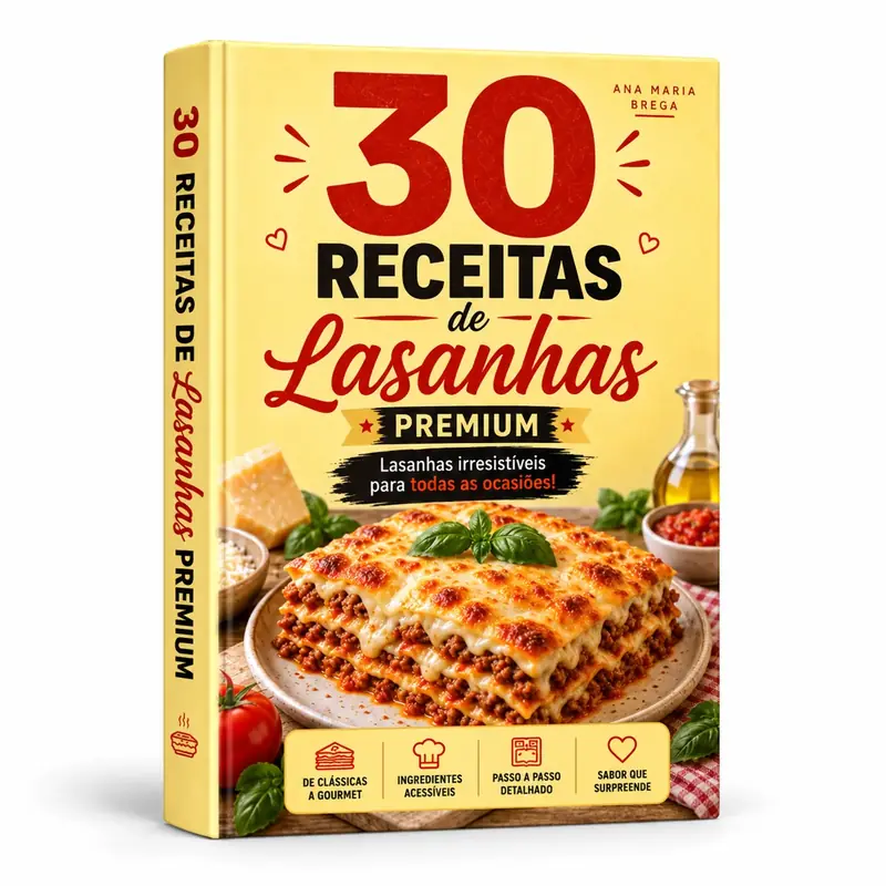 BÔNUS 3: 30 Receitas de Lasanhas Premium