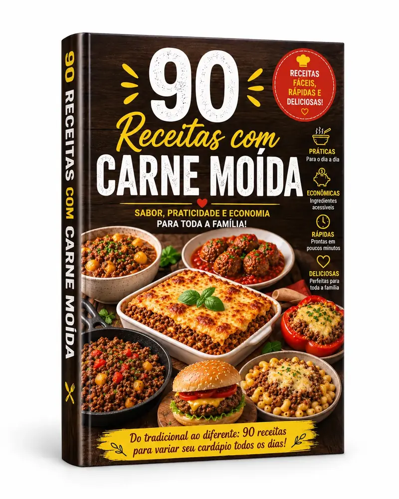 90 Receitas com Carne Moída