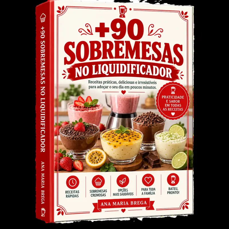 +90 Sobremesas no Liquidificador