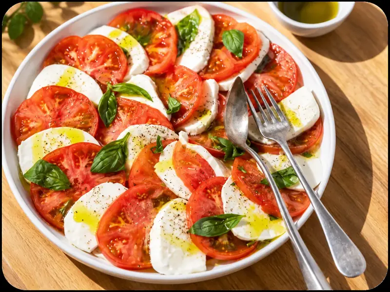 Salada Caprese Proteica