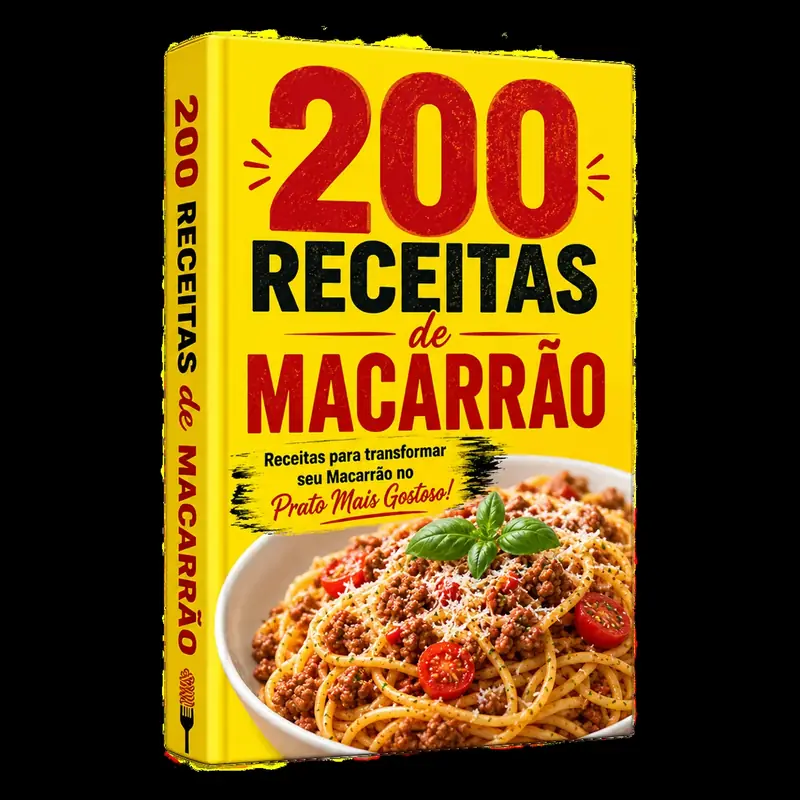 200 Receitas com Macarrão Premium