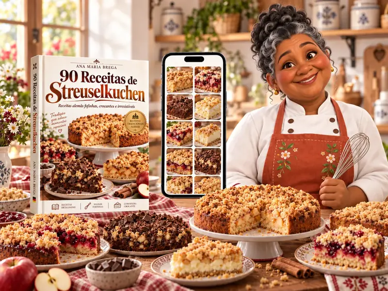 90 Receitas de Streuselkuchen