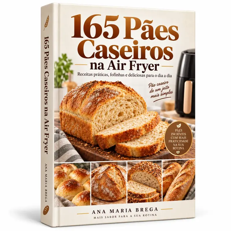 165 Pães Caseiros na Air Fryer